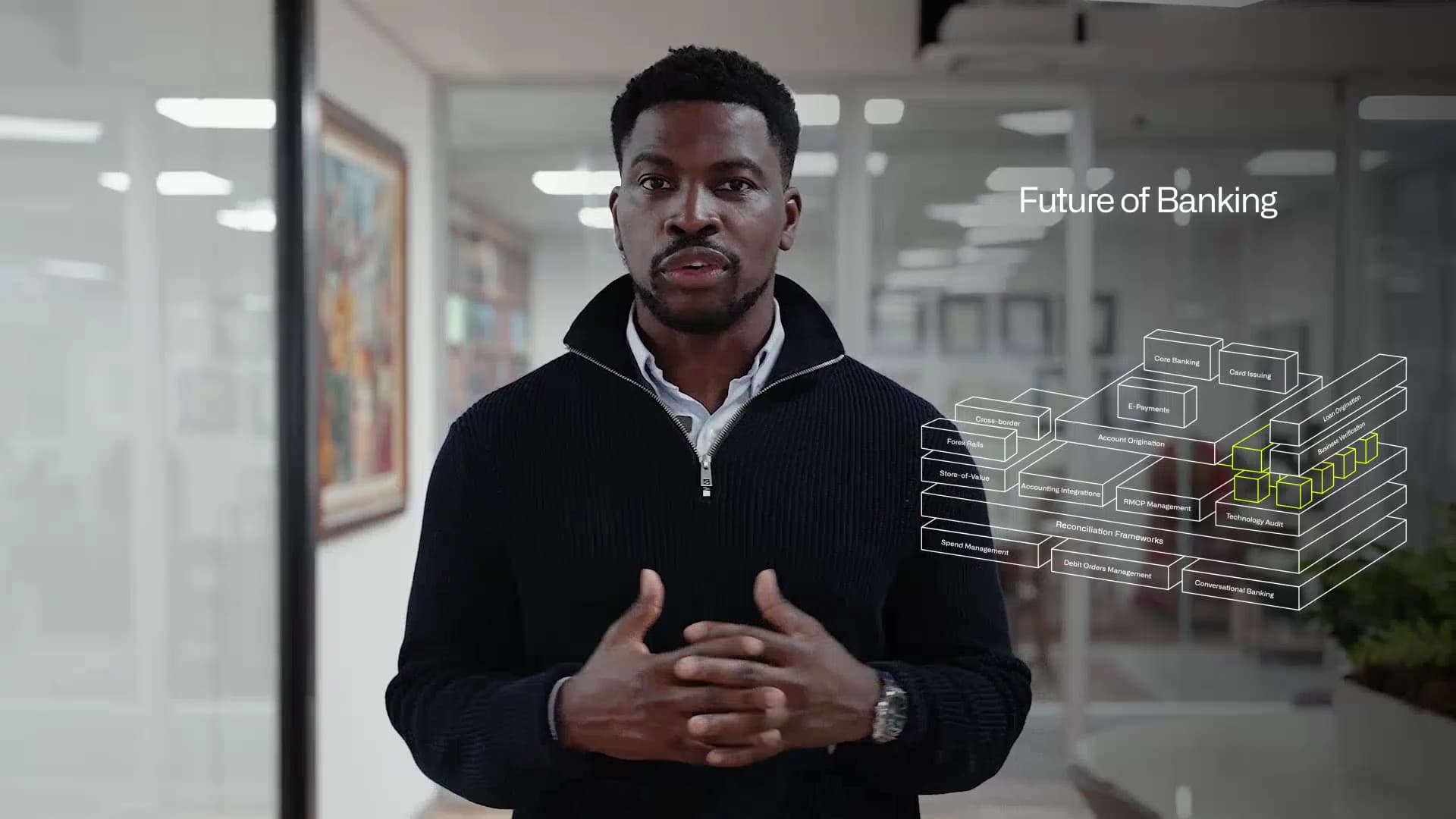 Sava Africa animated explainer about its embedded banking platform